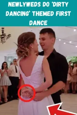 Newlyweds do ‘Dirty Dancing’ themed first dance