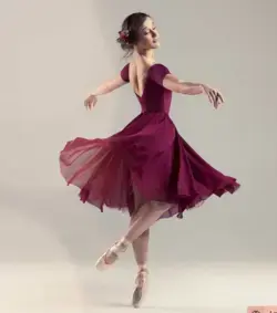 Ballerina in a Red Dress