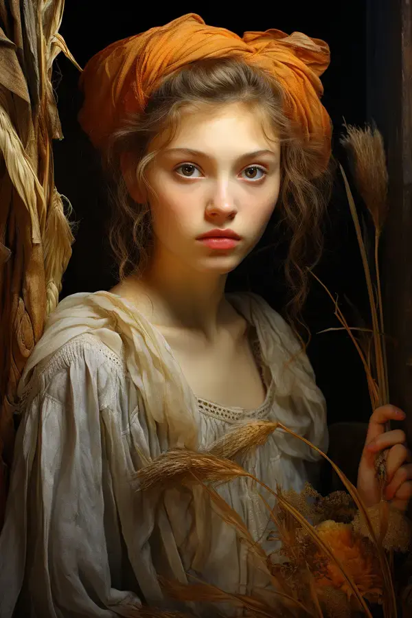 Portrait of a girl, midjourney