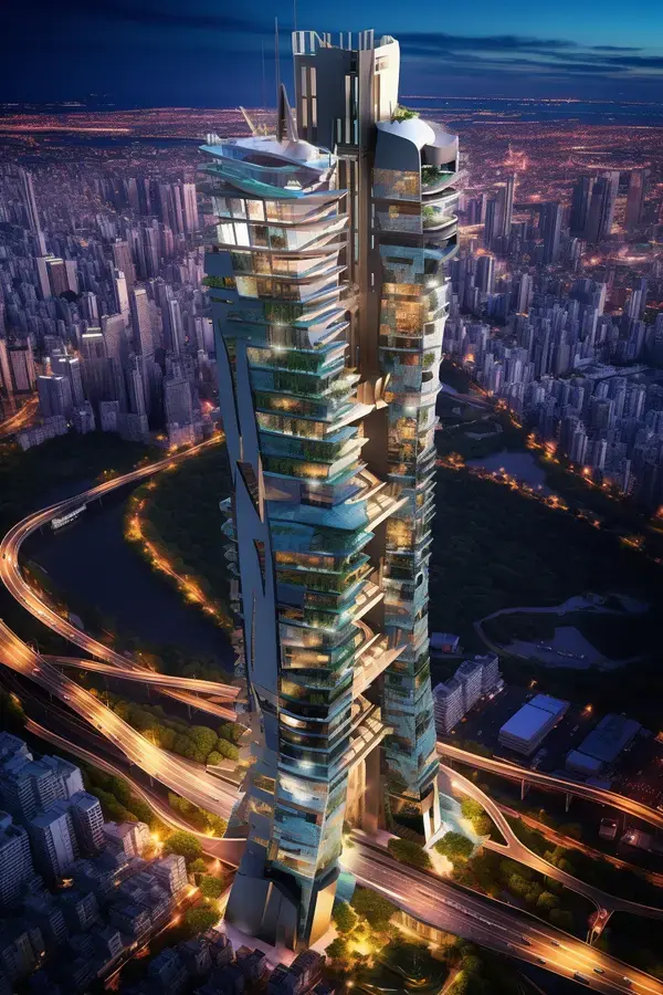 Architectural design of a future high-rise condo