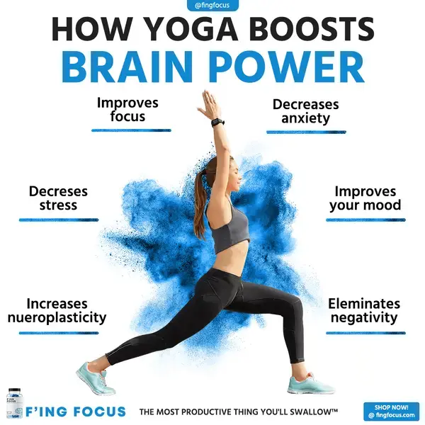 How yoga boosts brain power  🧘