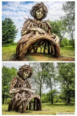 “UMI” Sculpture by Daniel Popper in Lisle, Illinois