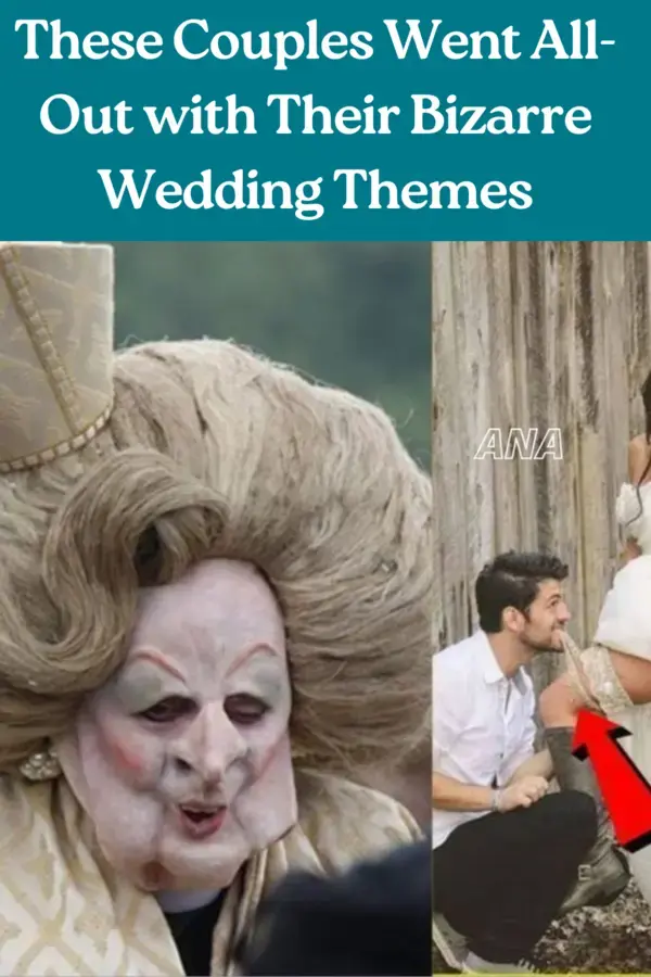 These Couples Went All-Out with Their Bizarre Wedding Themes