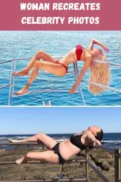 Woman Recreates Celebrity Photos