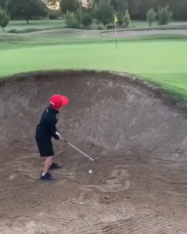 What a bunker recovery!!