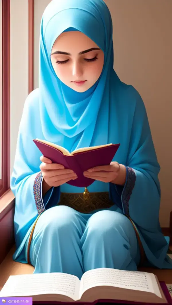 Girl Reading Quran