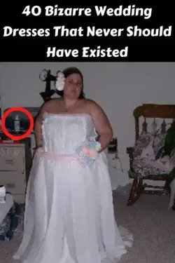 40 Bizarre Wedding Dresses That Never Should Have Existed