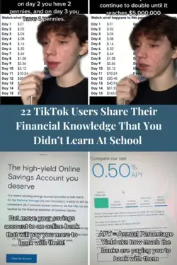 22 TikTok Users Share Their Financial Knowledge That You Didn’t Learn At School