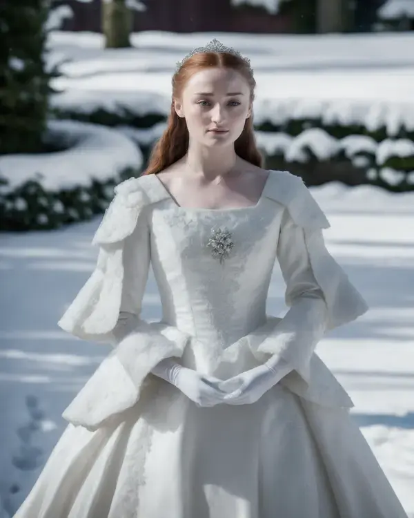 SANSA STARK WEDDING DRESS - INTELIGÊNCIA ARTIFICIAL