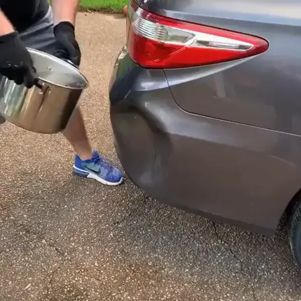 Removing a dent from a car! 👌 - Would you dare to do it on your car?