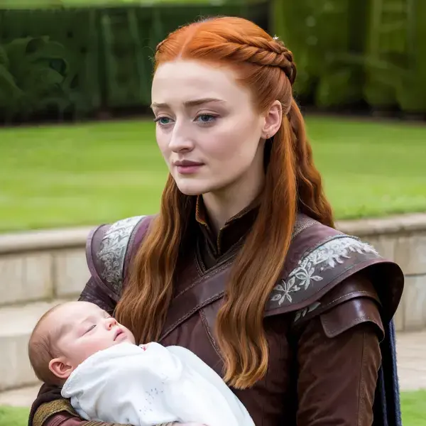 SANSA STARK AND HER BABY