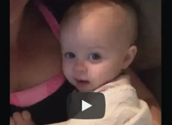 Adorable Baby Sings With Mom