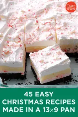 45 Easy Christmas Recipes Made in a 13×9 Pan