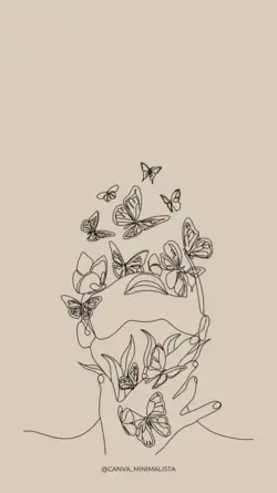 Background lineart IG @canva_minimalista