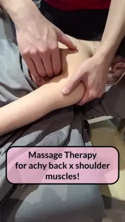 Massage for Sore Lats and Rotator Cuff Muscles!