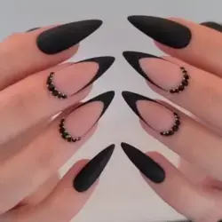 Adorable almond nail design tutorials 💅😍🤩