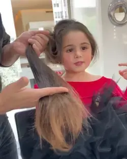 CUTE LITTLE GIRL HAIR CUT TUTORIAL