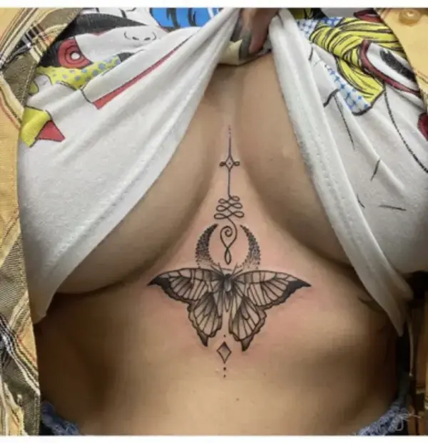 80 Sternum Tattoo Ideas For Men And Girls To Try Right Now