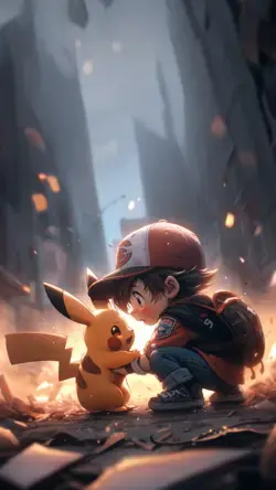 Pokemon Pikachu Ash Wallpaper 4K