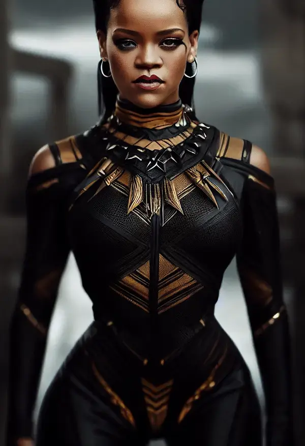 Rihanna as Black Panther