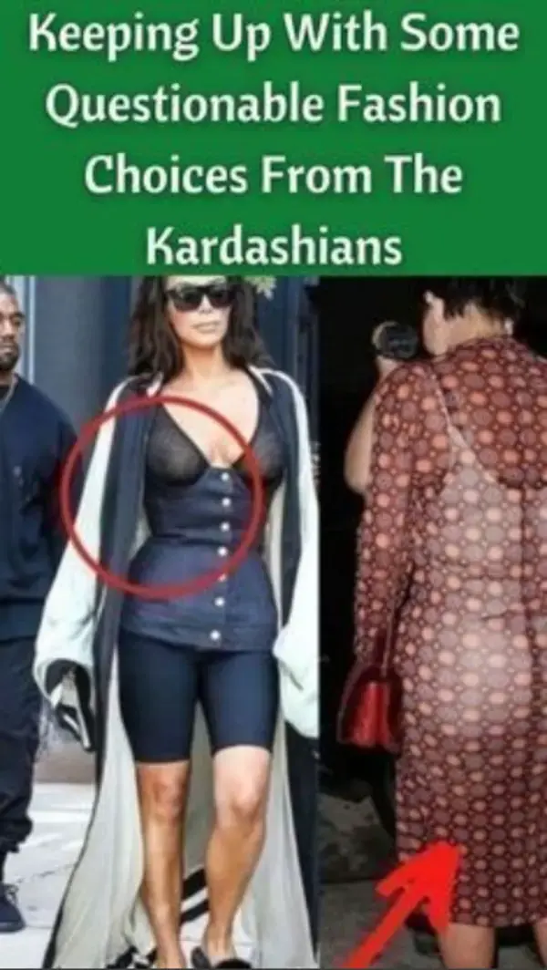 Keeping Up With Some Questionable Fashion Choices From The Kardashians