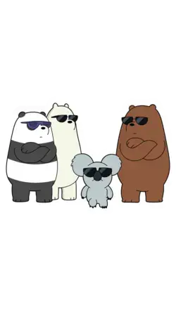 We Bare Bears Nom Nom Gang Sticker