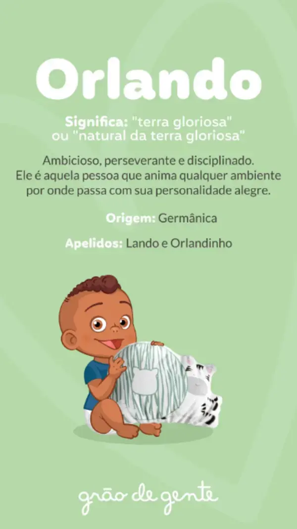 Significado do nome de bebê - Orlando | Nome de menino