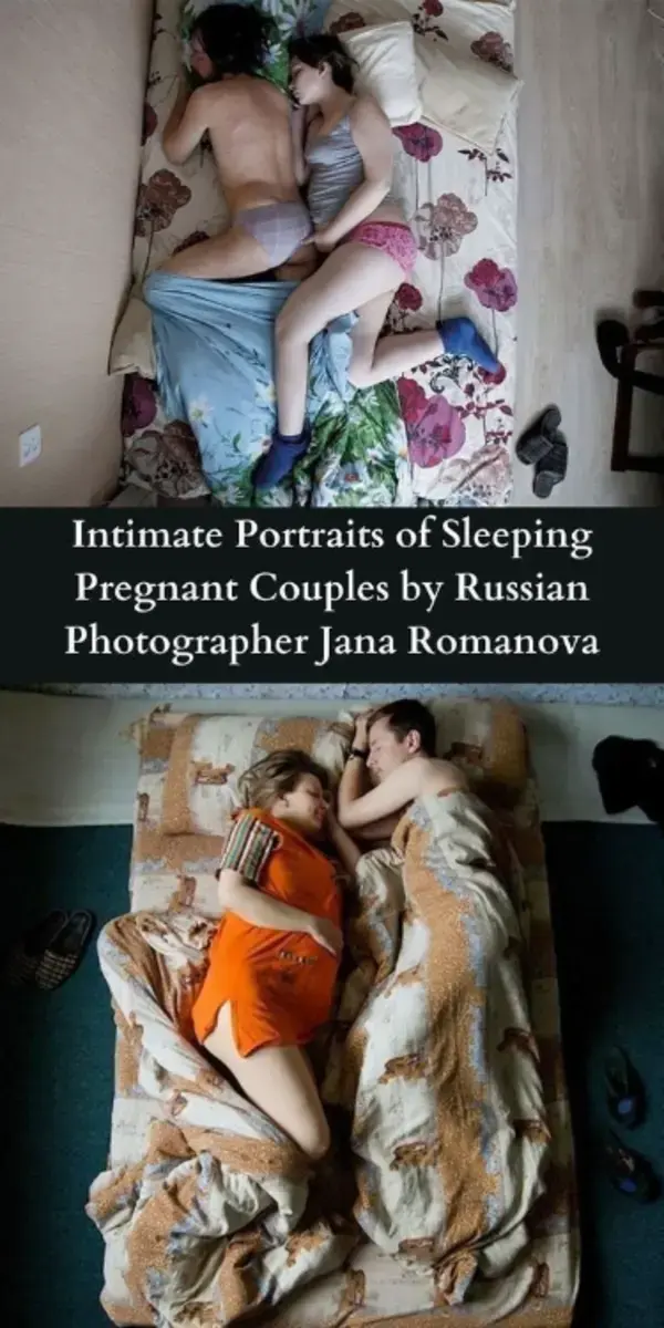 Intimate Portraits of Sleeping Pregnant Couples by Russian Photographer Jana Romanova