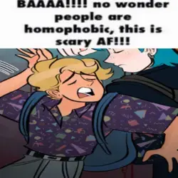 homosexuals are so scary!!