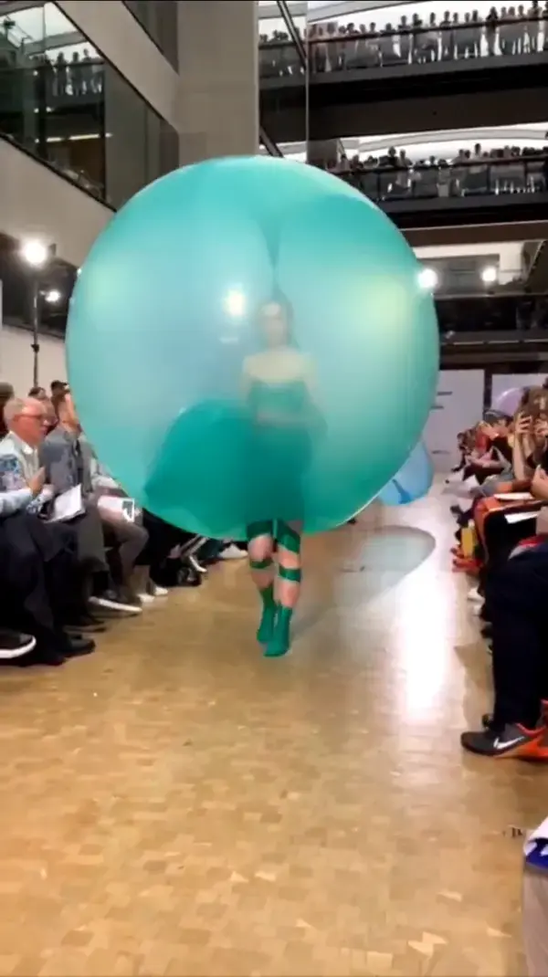 Fredrik Tjærandsen Balloon Runway Dress