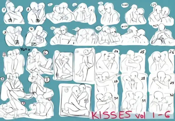 Kissing poses