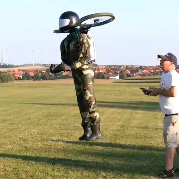 Single flight equipment. Flying freely in the sky 