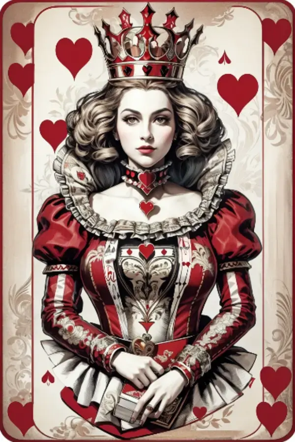 Queen Of Hearts Vintage