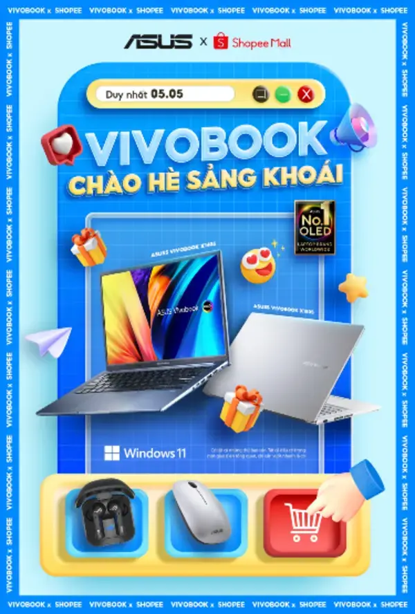 ASUS Vivobook Chào hè Key Visual