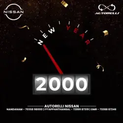 Happy New Year 2022 | Autorelli Nissan Chennai