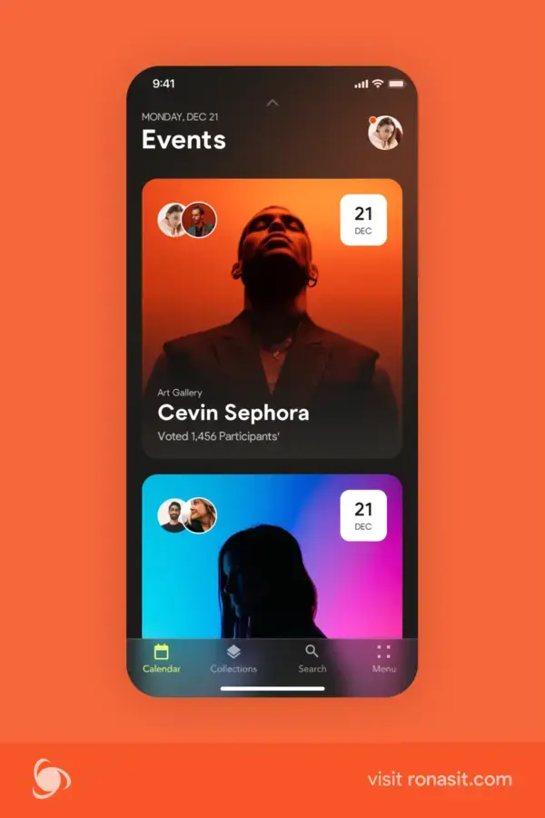 Event App Design Concept