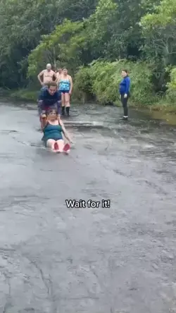 Sliding into plunge pools in Colombia