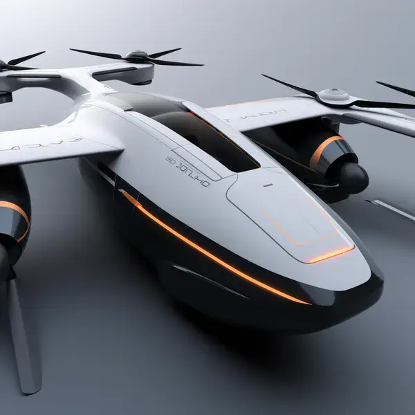 Air Taxi design study Florian Mack // A.I. driven design