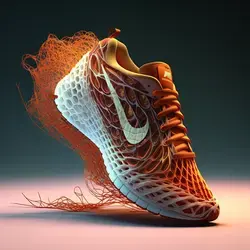 3d pattern shoe design concept Nike 3Dprinted Florian Mack // A. I. Driven