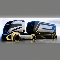 Truck Concept Design Florian Mack // A.I. Driven