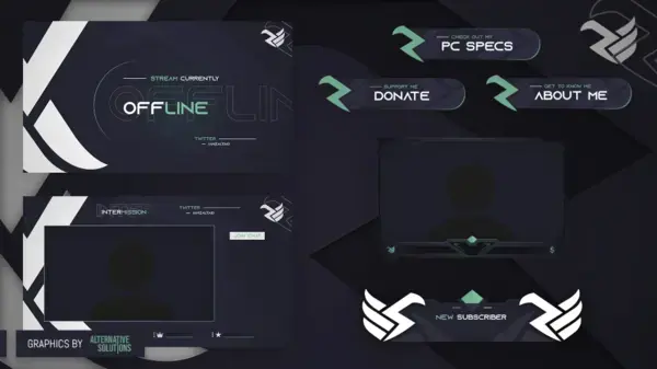 Create a stunning stream overlay by Piracik | Fiverr