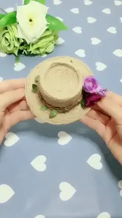 DIY Woven Straw Hat