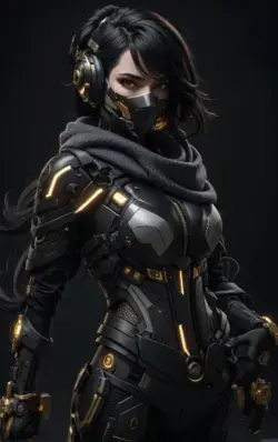 Most Attractive Female Sci-fi Character Design With Amazing Suit Concept Art.