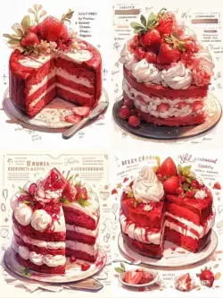 Strawberry Glazed Cake!