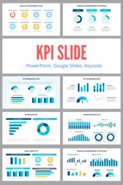 KPI Slides - best infographic design templates