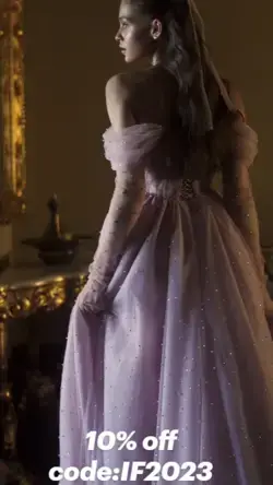 Elegant Purple Beading Tulle Prom Dress