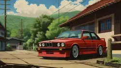 Ghibli Inspired Car Wallpaper
