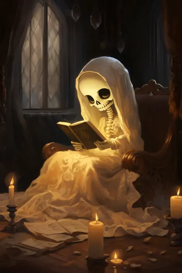 A Whimsical Take on Halloween - Adorable Skeleton Prints