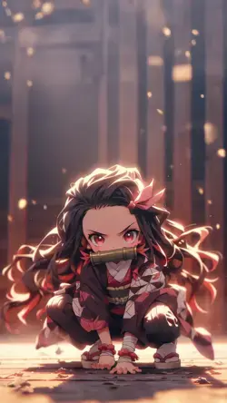 Demon Slayer Nezuko Kamado Wallpaper 4K