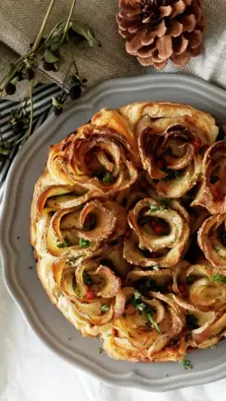 Potato Flower Tartlets